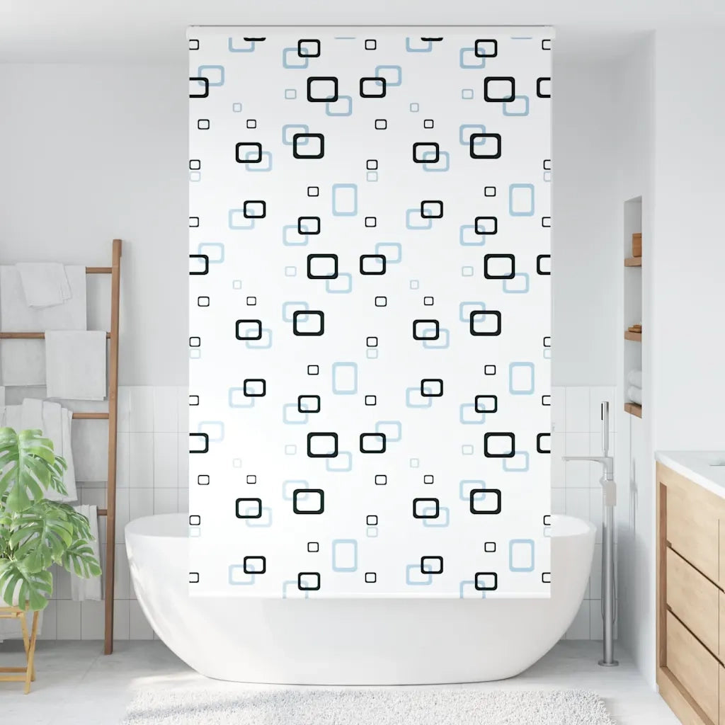 Tenda a Rullo per Doccia Cassonetto-Tenda avvolgibile 140x240cm Larghezza Tessuto 656815