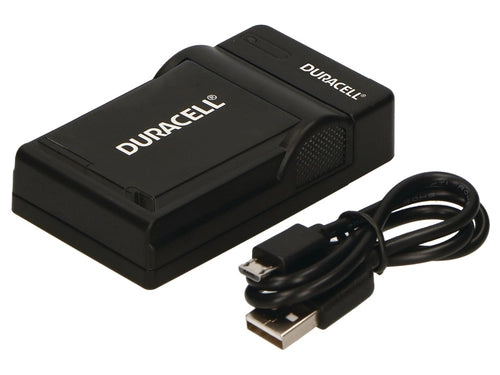 Duracell caricabatt.con cavo USB per DR9932/EN-EL12