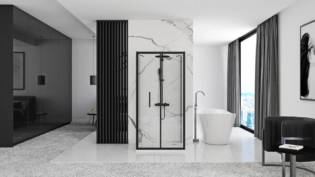 Cabina Doccia A Parete Rapid Fold 90x80