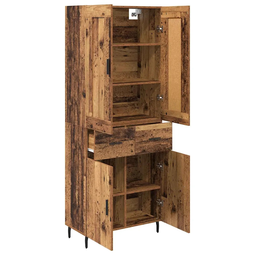 Credenza con cassetto 2 pcs Legno vecchio Legno multistrato 3415793