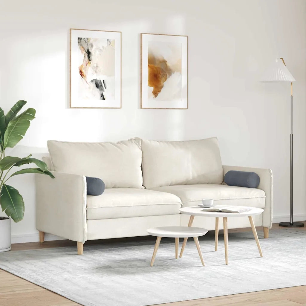Cuscini a rullo 2 pz | Cuscini per sedie Grigio scuro ? 15 x 40 cm