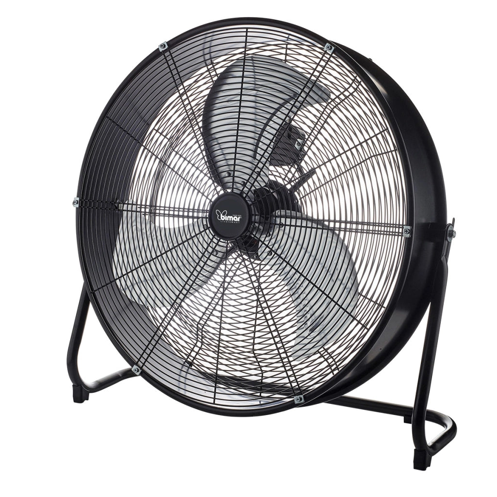 Bimar Ventilatore Pavimento Industriale VI63 60cm Nero Opaco 3 Velocità Potenza Alta Prestazioni