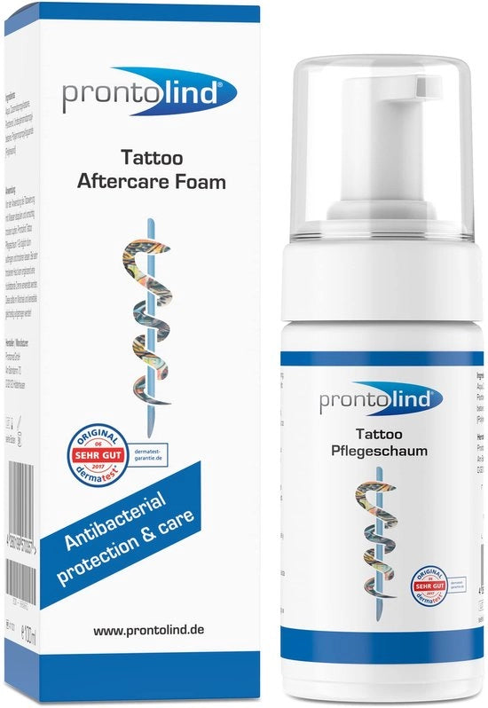 Cura dopo tatuaggi - Schiuma 100ml - Cura ottimale