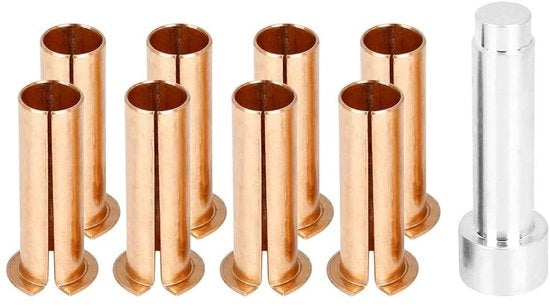 Kit di Serrature per Porte - 8 pezzi - Materiale in Acciaio di Alta Qualità - Adatto per Jeep Wrangler 1986-2006 - Strumento di Rimozione - Resistenze allo Sfregamento Elevate e Durata Estesa