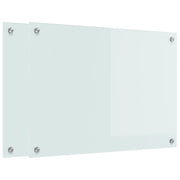 Schienale da cucina 2 pz Bianco 70 x 50 cm vetro temperato CFW3769286