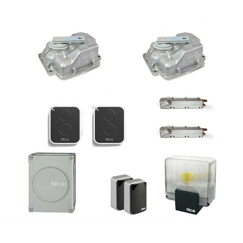 KIT SET CANCELLO BATTENTE ME3000 MFAB3000 3M M-FAB 230V INTERRATO INTERRATI NICE
