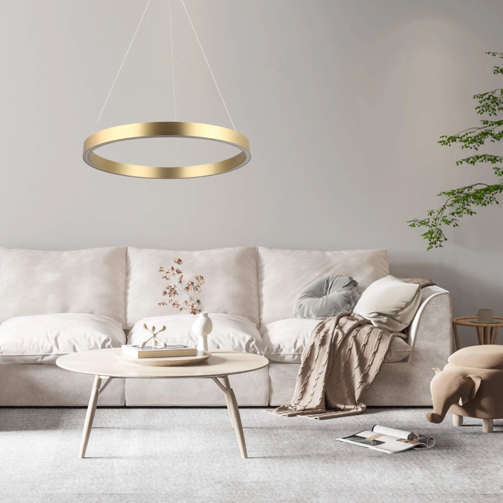 Lampadario LED Light Prestige Midway Triangle oro 35W