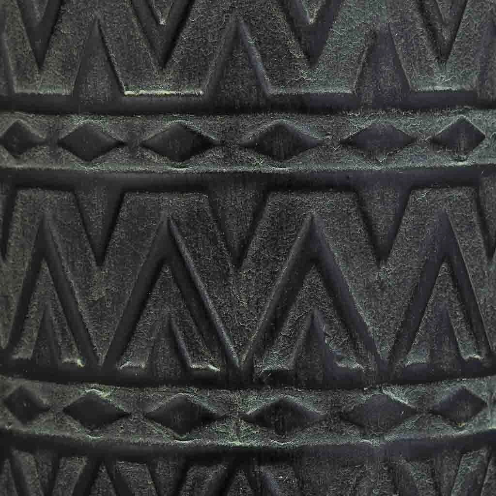 Vaso in ceramica nera, D15,5x41,5h cm