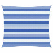 Telo Ombra Blu e Bianco 6 x 8 m HDPE 42032901