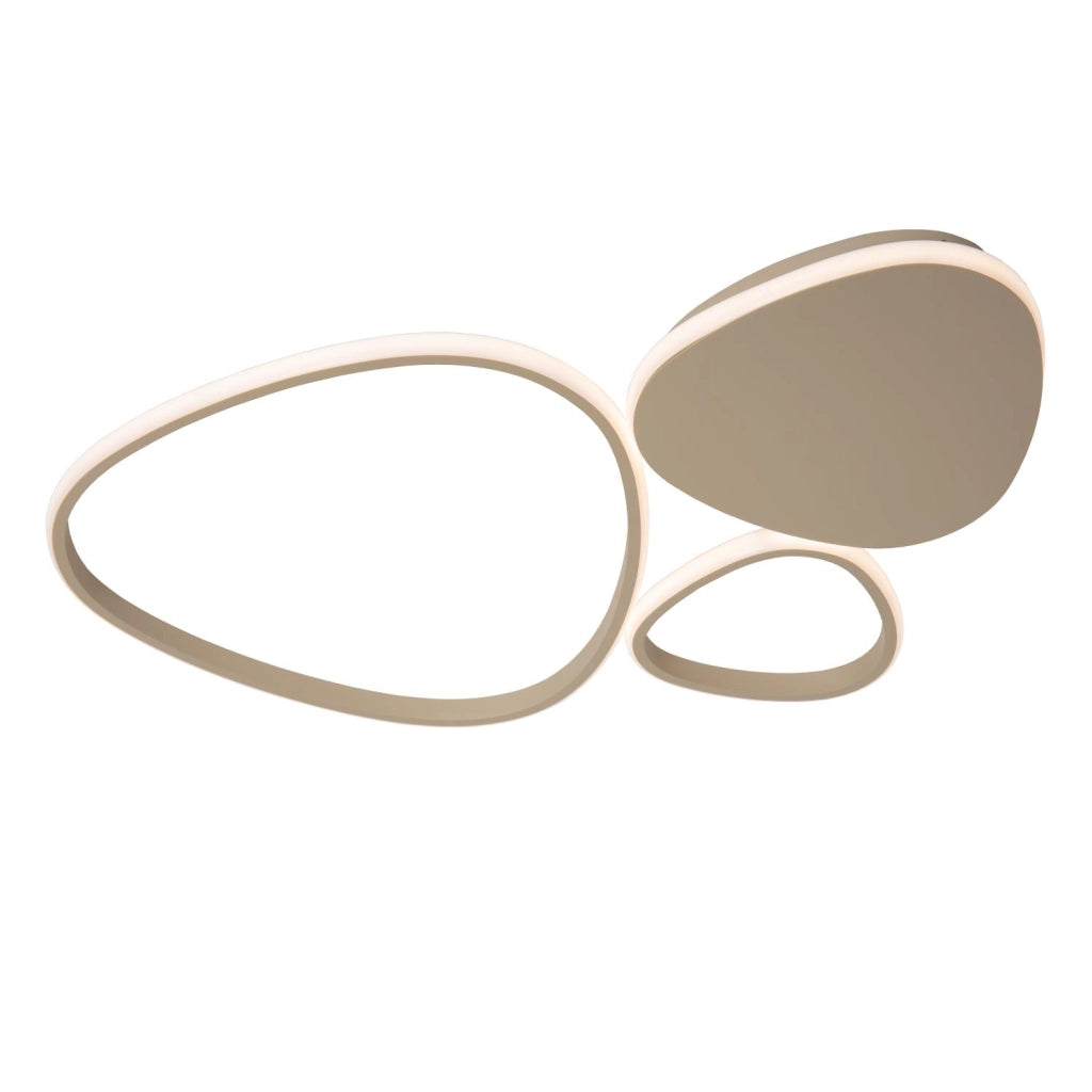Lampada da soffitto LED taupe SAMLING Lucide