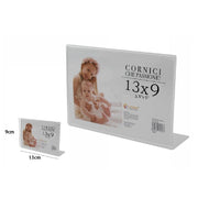 Trade Shop - Cornice Portafoto Porta Foto Fotografie Acrilico Orizzontale Stand 13x9 Cm 70326 -
