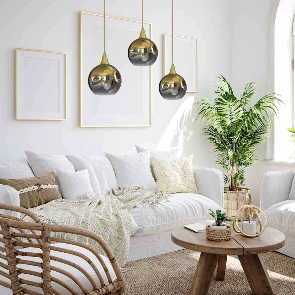 Lampadario sospeso Milagro Monte MLP8402 oro 3 luci