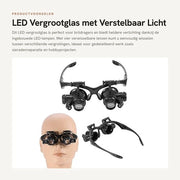 LED Microscopio con Luce Adattabile e Lenti Scambiabili