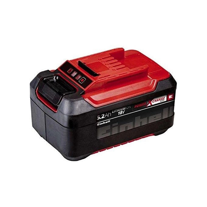 Einhell 4511437 Power X-Change Batteria Li-Ion 18V 5,2Ah 1260W compatibile PXC colore Nero Rosso