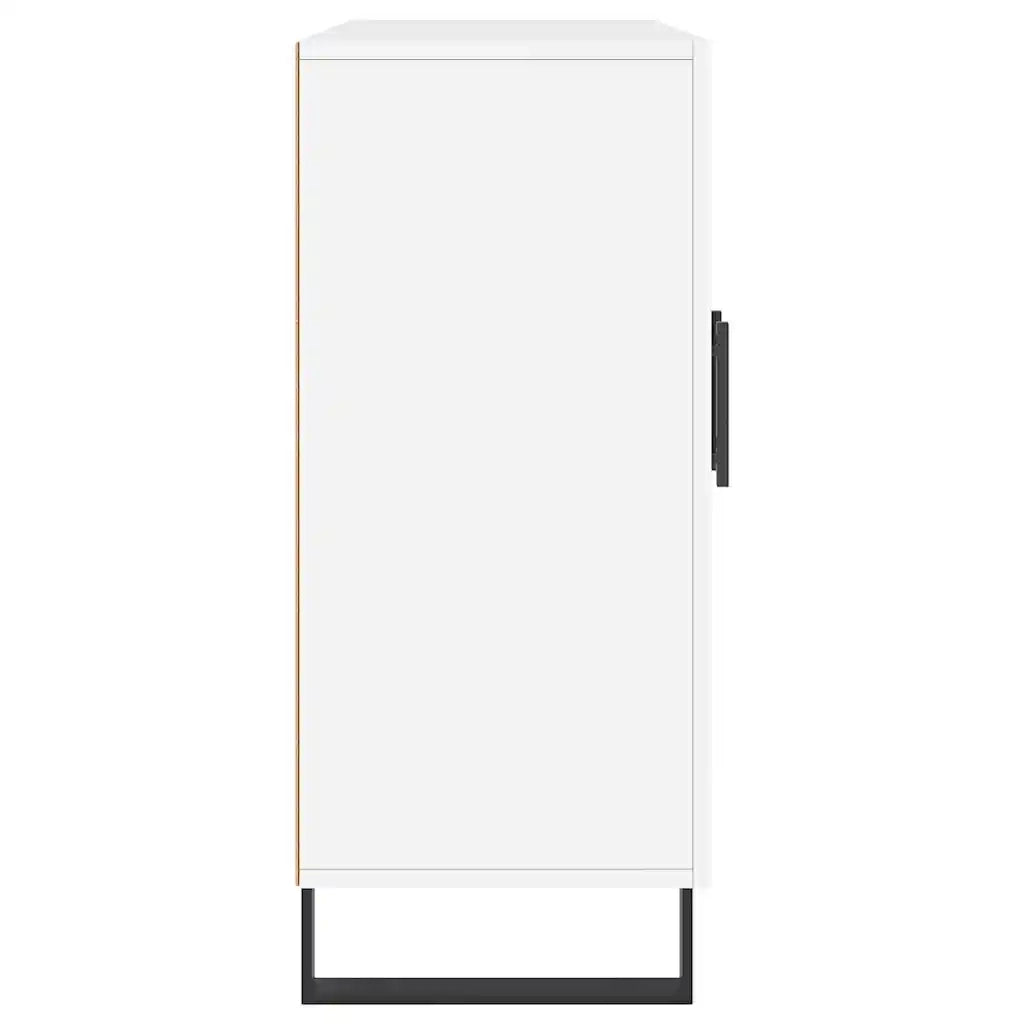 Credenza Bianca 90x34x80 cm in Legno Multistrato 828132