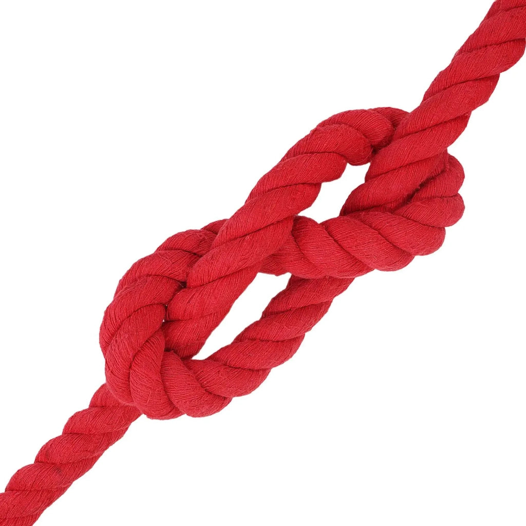 Corda | Fune Rosso 3 x 3 x 2500 cm Cotone
