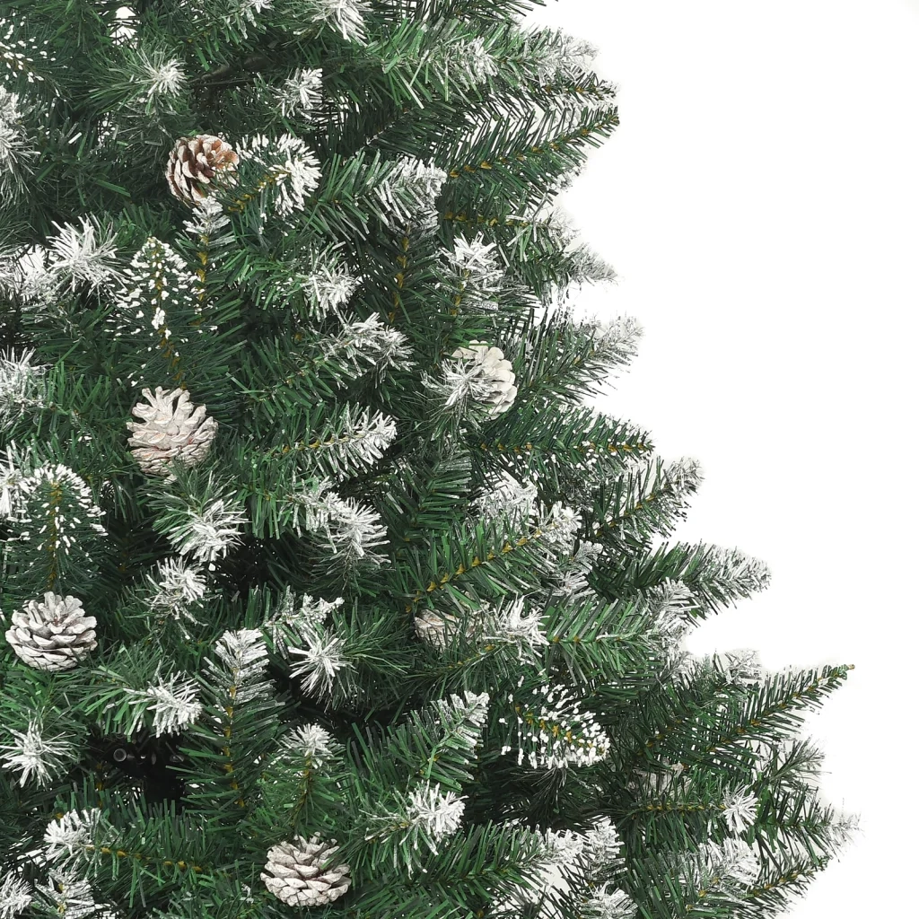 Albero di Natale Artificiale-Albero Natalizio con Base 150 cm PVC