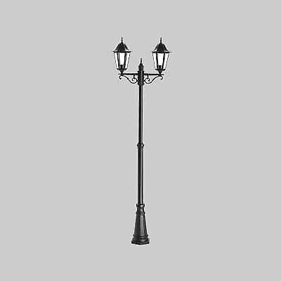 LAMPIONE 'ERMES' 2 LUCI Colore Nero