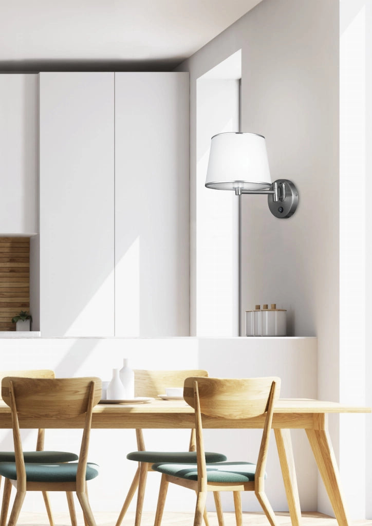 Candellux applique IBIS 21-00883 argento 1 luce E14
