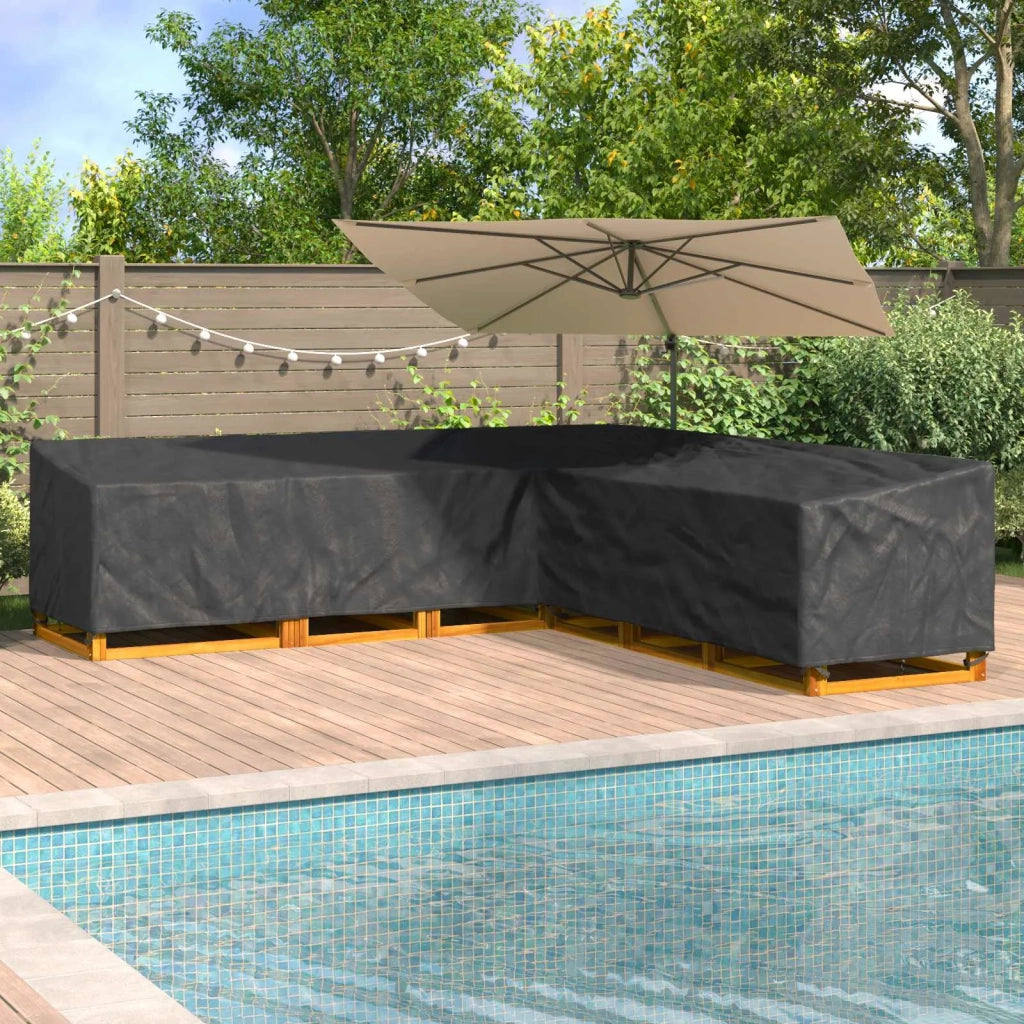 Copertura per mobili Nero 300 x 300 x 80 cm Tessuto Oxford 210D