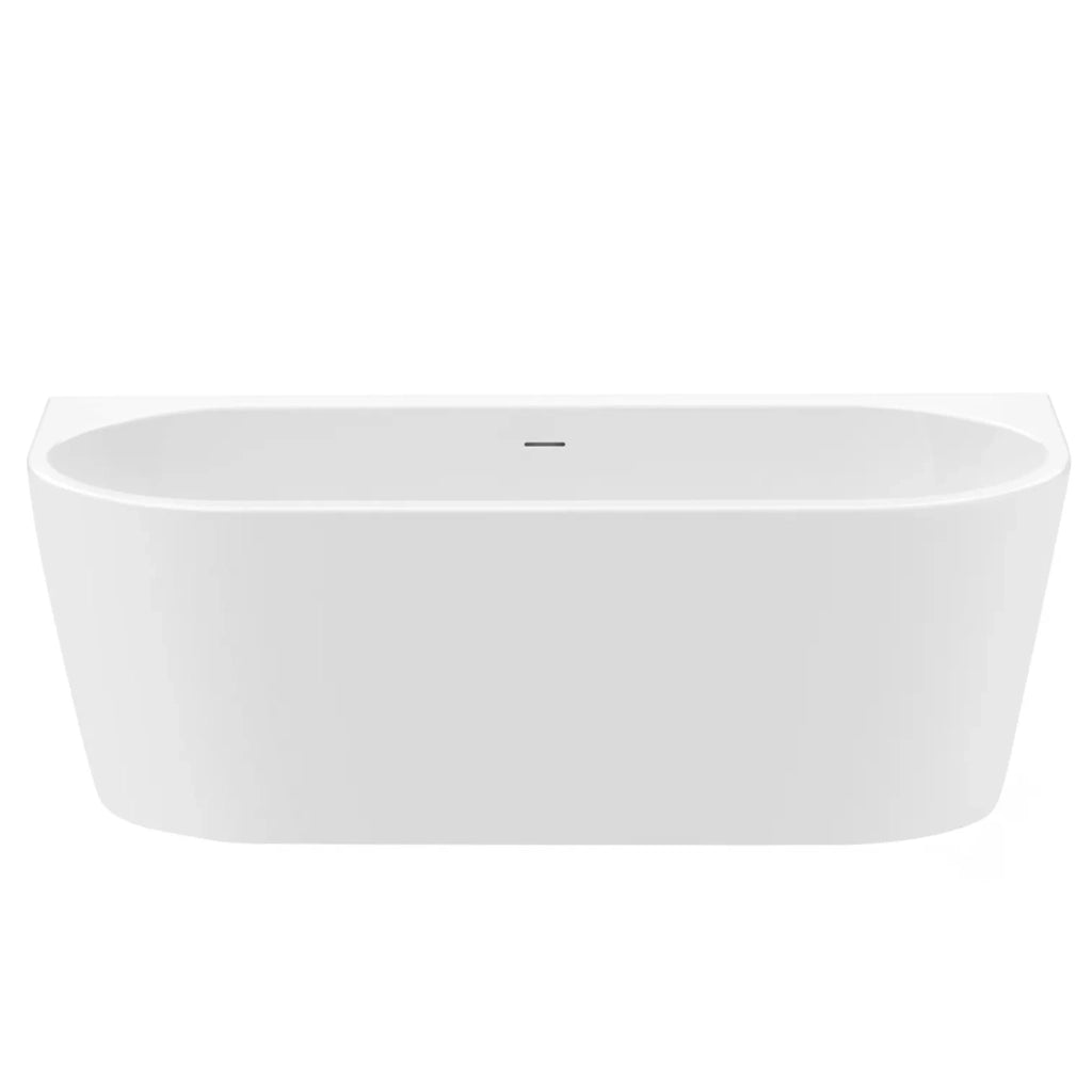 Vasca Bagno A Parete Olimpia 150cm Copritappo cromo