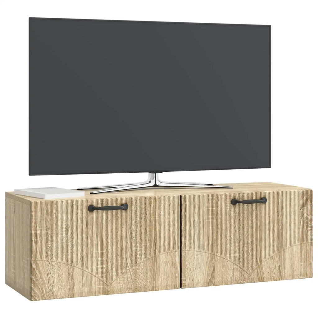 Mobile Porta TV da Muro Rovere Sonoma 98 x 31 x 30 cm 899067