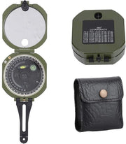 Compasso Professionale Acqua Resistente - Compasso Geologico - Compasso Esterno - Preciso - Fluorescente - Duraturo e Resistente ai Colpi - Compasso di Navigazione
