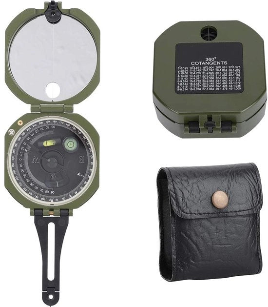 Compasso Professionale Acqua Resistente - Compasso Geologico - Compasso Esterno - Preciso - Fluorescente - Duraturo e Resistente ai Colpi - Compasso di Navigazione