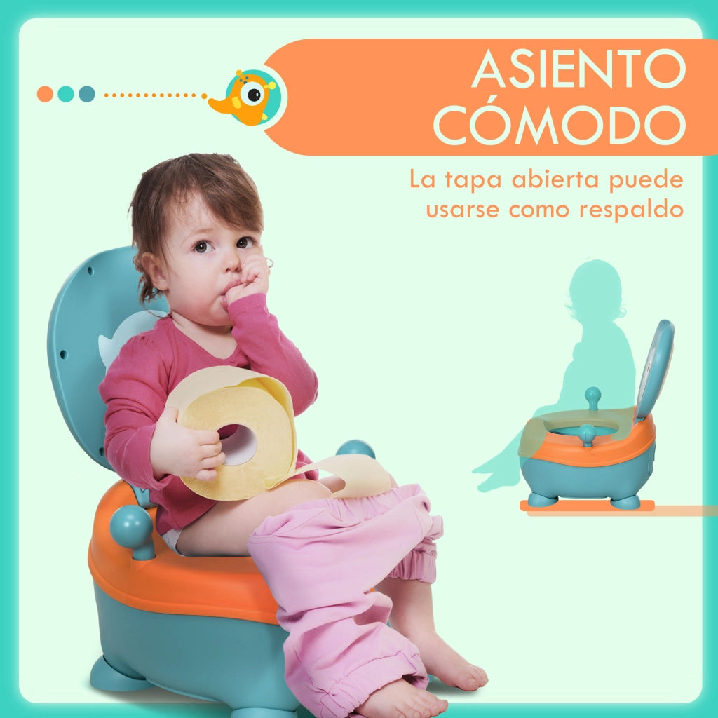 Orinal Beb¨¨ Bambini Forma Alien ¨C zephmum ¨C Blu 35.6x35.7x22.2 cm