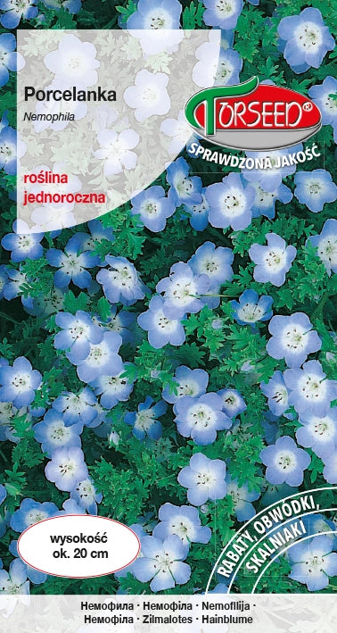Porcellana - Nemophila maculata blu 1g