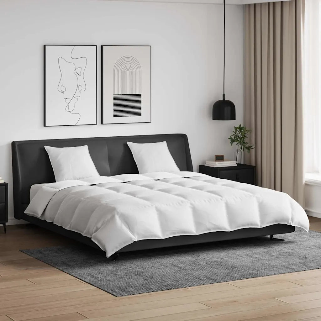 Set di Piumoni con cuscino 3 pcs Bianco Cotone