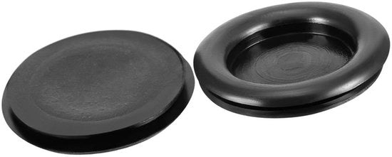 30 pezzi di tule di gomma nera 32mm per blanking e protezione cavi