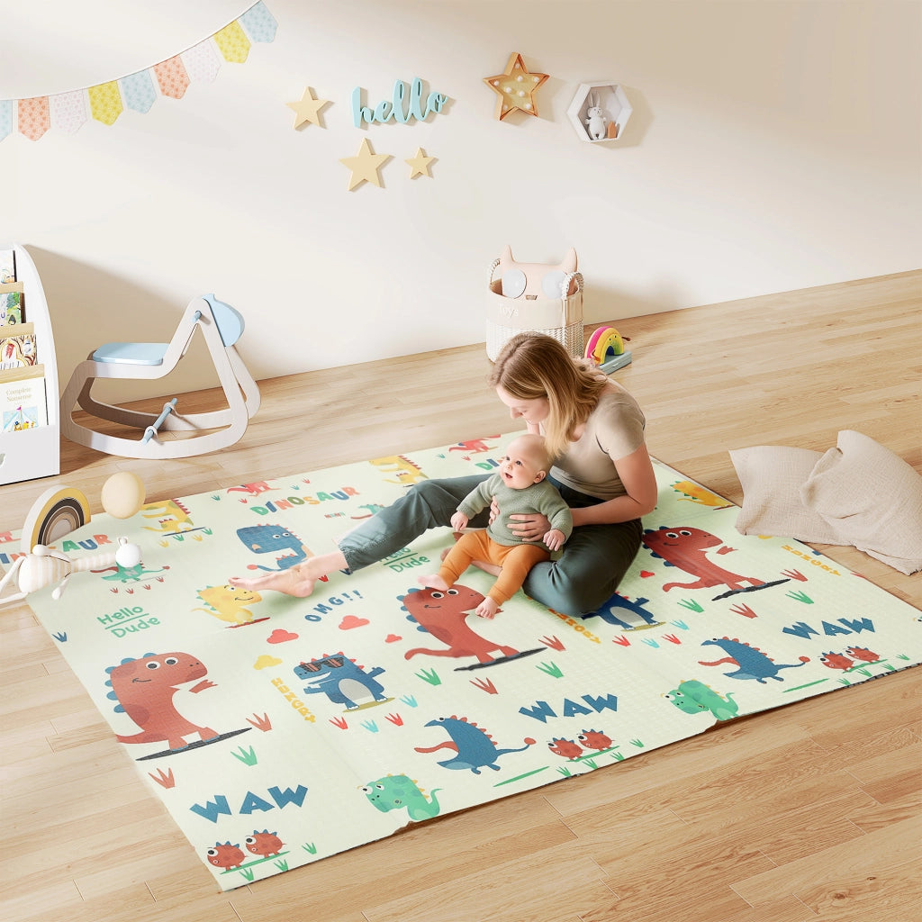 Tappeto gioco per bambini ¨C Minimal ¨C multicolor 196x176x1.5 cm