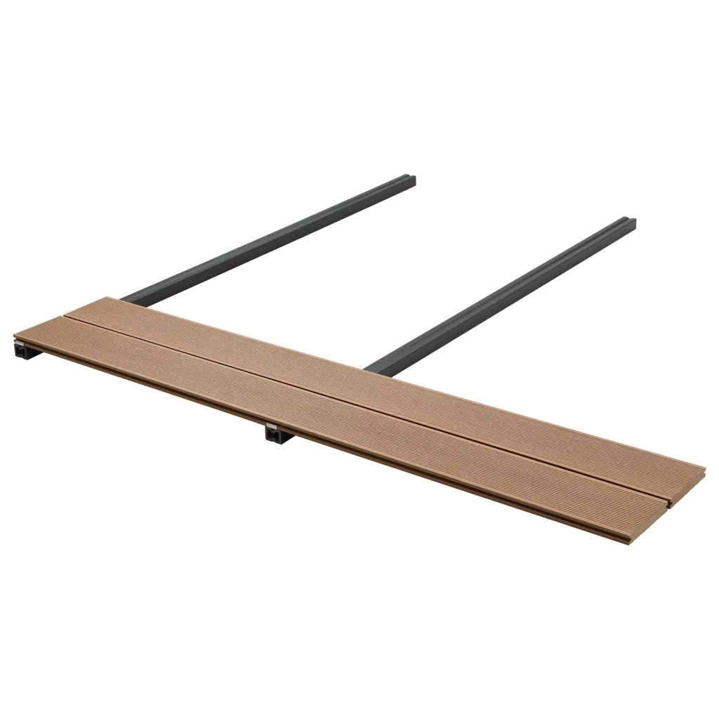 Tavola da decking 40 pcs Teak riciclato WPC 3444776