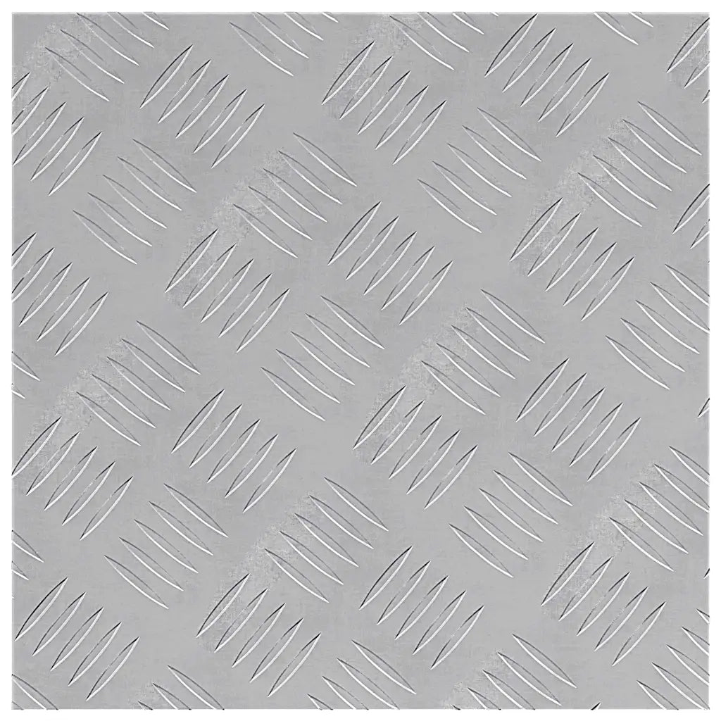 Gradini per Scale Quadrato 2 pcs Argento 40 x 40 cm Alluminio 4104317