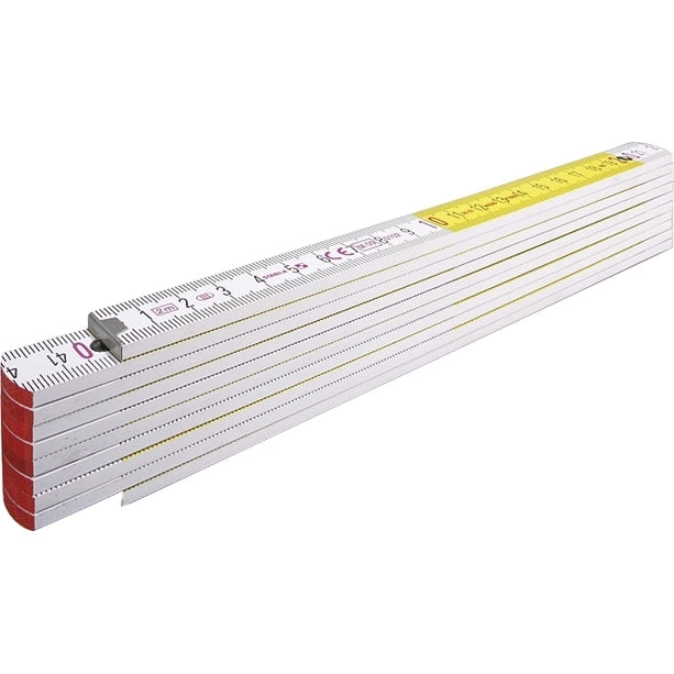 METRO DOPPIO IN LEGNO BICOLORE A 10 ASTE MOD. 717