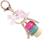 Accessorio per Borsa Eiffeltoren/Macaron - 11,9 cm - Sostenibile - Accessorio per Borsa - Sicuro - Design Perfetto