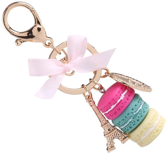 Accessorio per Borsa Eiffeltoren/Macaron - 11,9 cm - Sostenibile - Accessorio per Borsa - Sicuro - Design Perfetto
