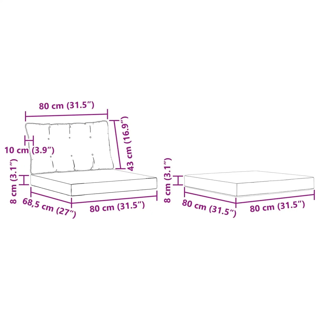 Set di divani da esterno 6 pcs Bianco e Grigio Chiaro 3388937