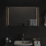 Specchio da Bagno con Luci LED 80x50 cm 151729