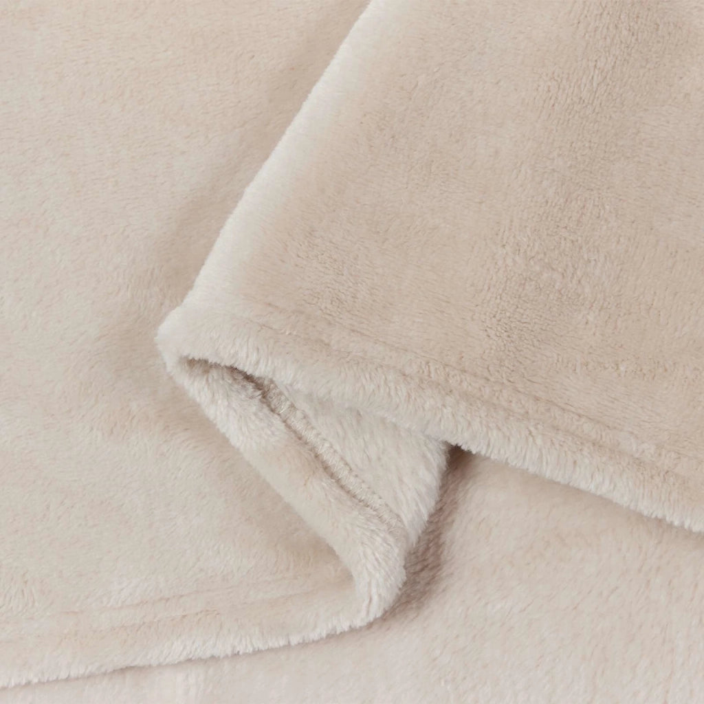 Coperte da Pile 6 pcs Beige 150 x 200 cm Panno 42016790