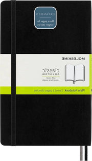 Notizario classico - chiusura elastica - nero - A5 400 pagine