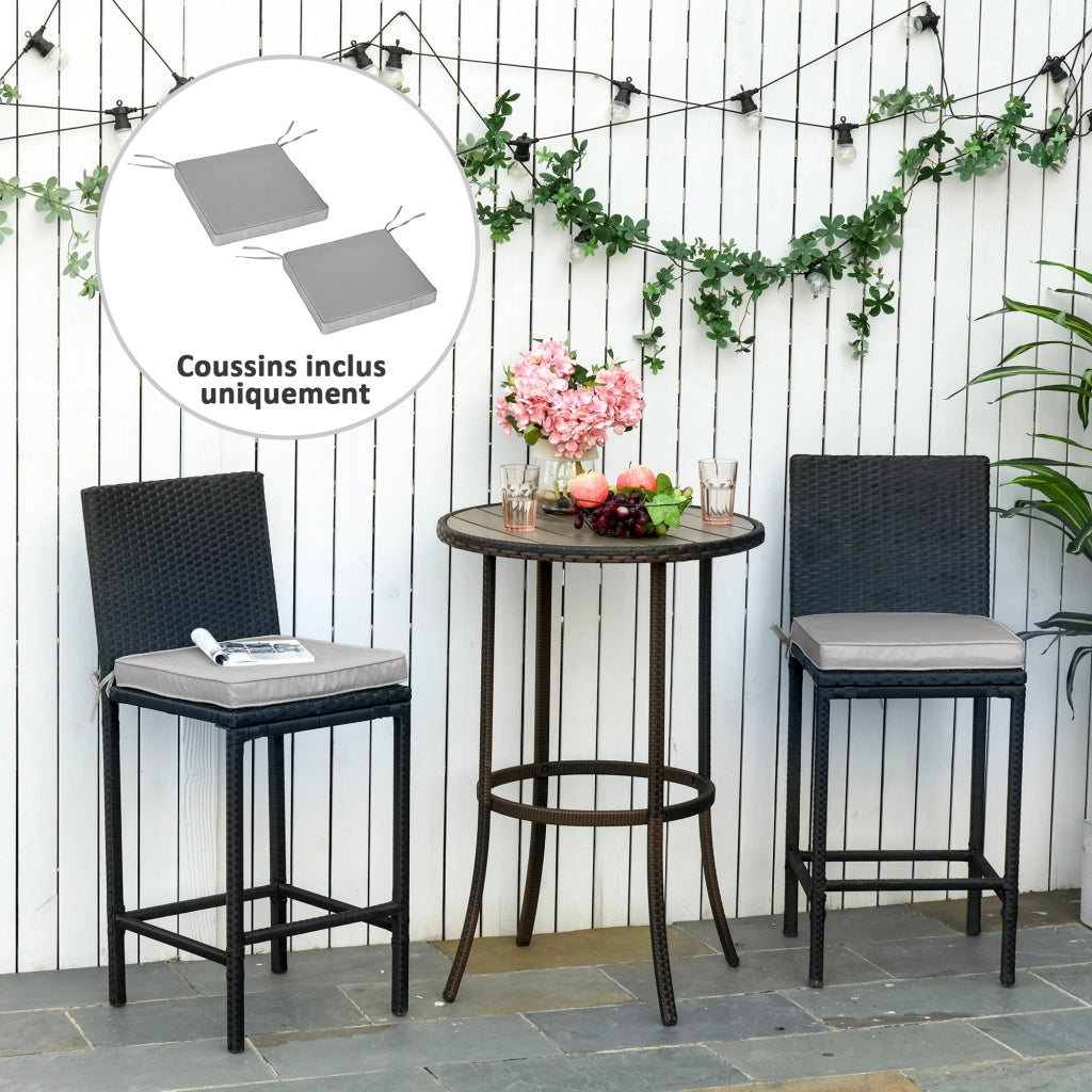 Cuscini per Poltrona da Giardino ¨C Minimal ¨C Grigio Chiaro 5 cm Poliestere