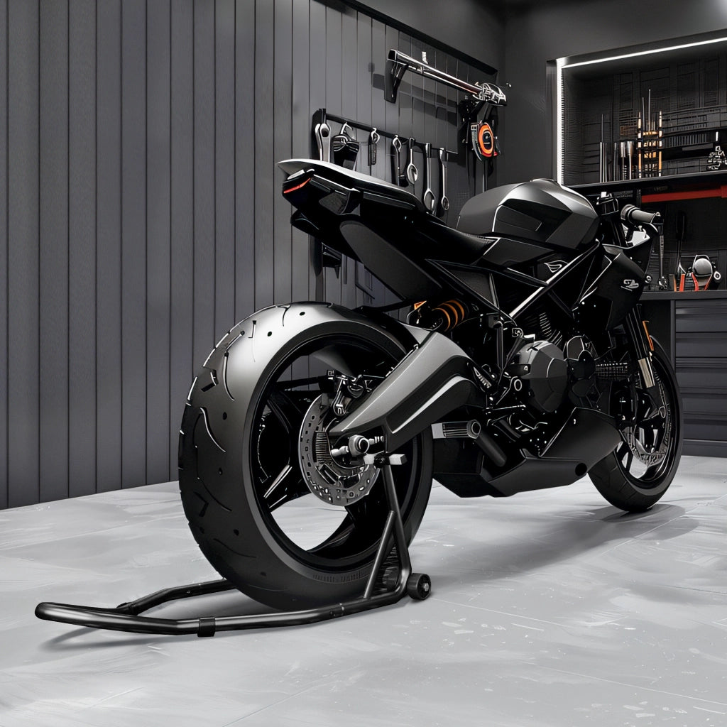 Supporto per ruota posteriore moto ¨C Minimal ¨C nero