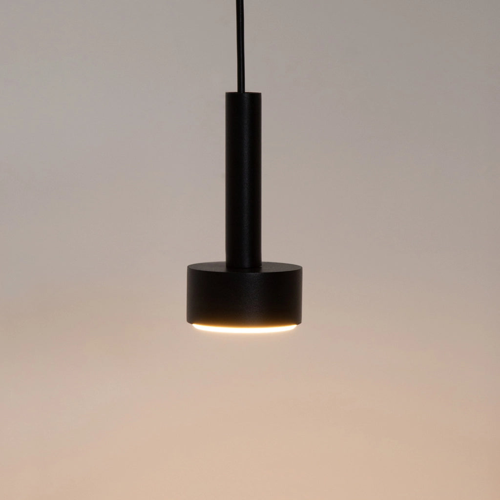 Lampada a sospensione moderna nera STAMP 3xGX53 Sigma