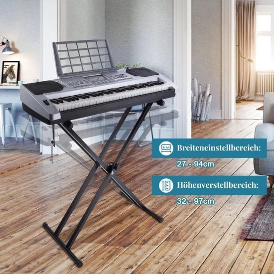 Piano standard - supporto per tastiera da 45 x 32 x 95 centimetri