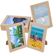 Set di cornice per foto in legno, 4 pezzi, 13 x 18 cm