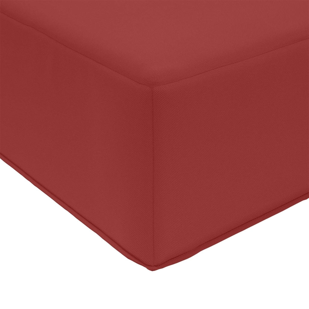 Cuscino per divano da esterno Rosso vino 60 x 60 x 8 cm 900702