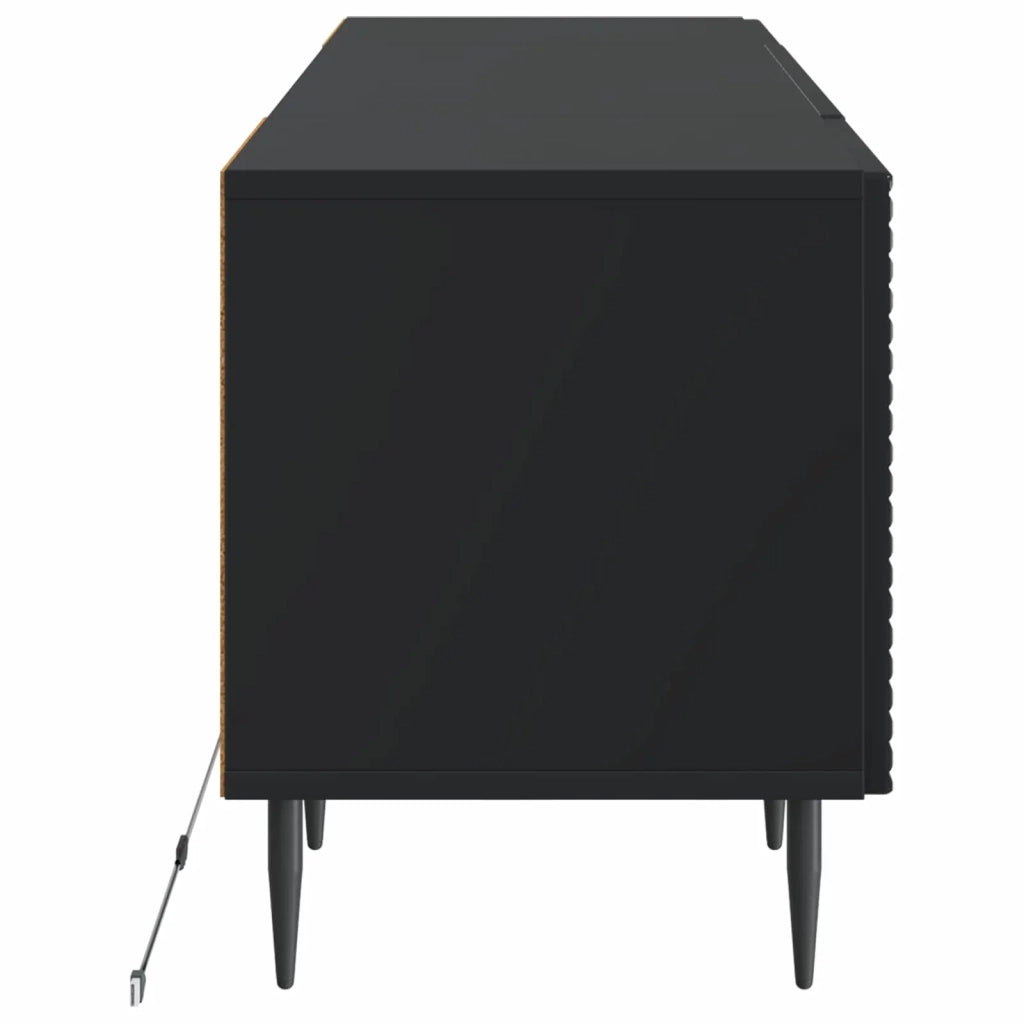 Mobile TV LED Nero Legno ingegnerizzato 896906