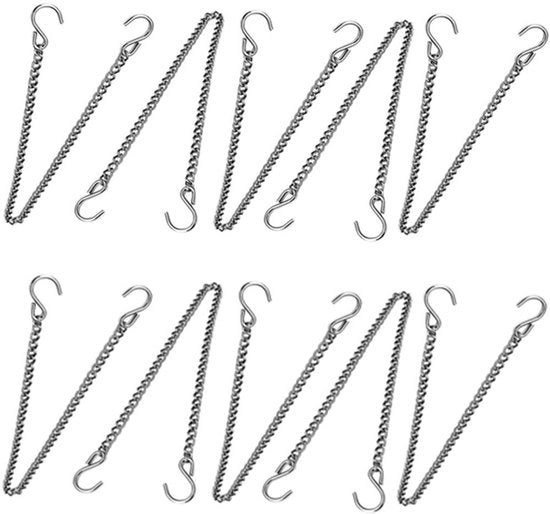 Sospensioni per piante - regolabili - 10 pezzi - acciaio inox